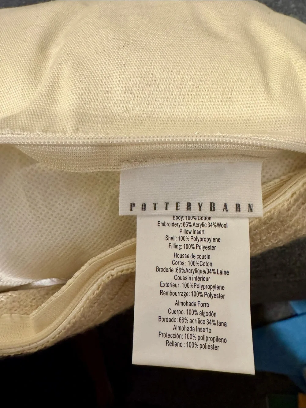 Pottery Barn Holiday Decorative Pillows x 4